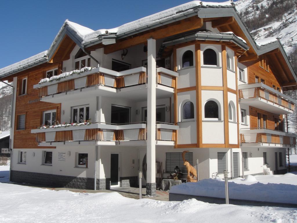 Haus Alpenstern Saas-Grund Exterior foto